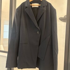 OAK + FORT Midnight Black Blazer